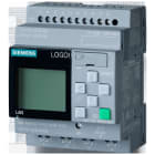 SIEMENS - Módulo 12/24RCE Mini PLC 8.3 con conectividad a la nube (AWS) display PS/I/O 12/24V DC/relay 8 DI (4 AI)/4 DQ 400 bloques
