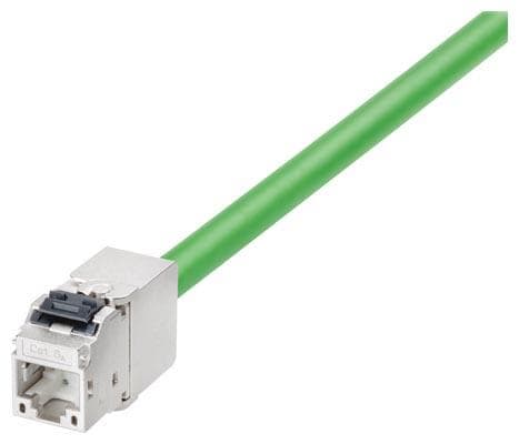SIEMENS - Conector SIMATIC NET, IE FC Keystone RJ45 4x2 para montaje en campo, Outlet, 8 polos, Cat6A, FC sistema fast