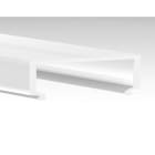 TSL - Difusor de policarbonato blanco Relieve compatible con los perfiles TSL-E45R y TSL-P46R