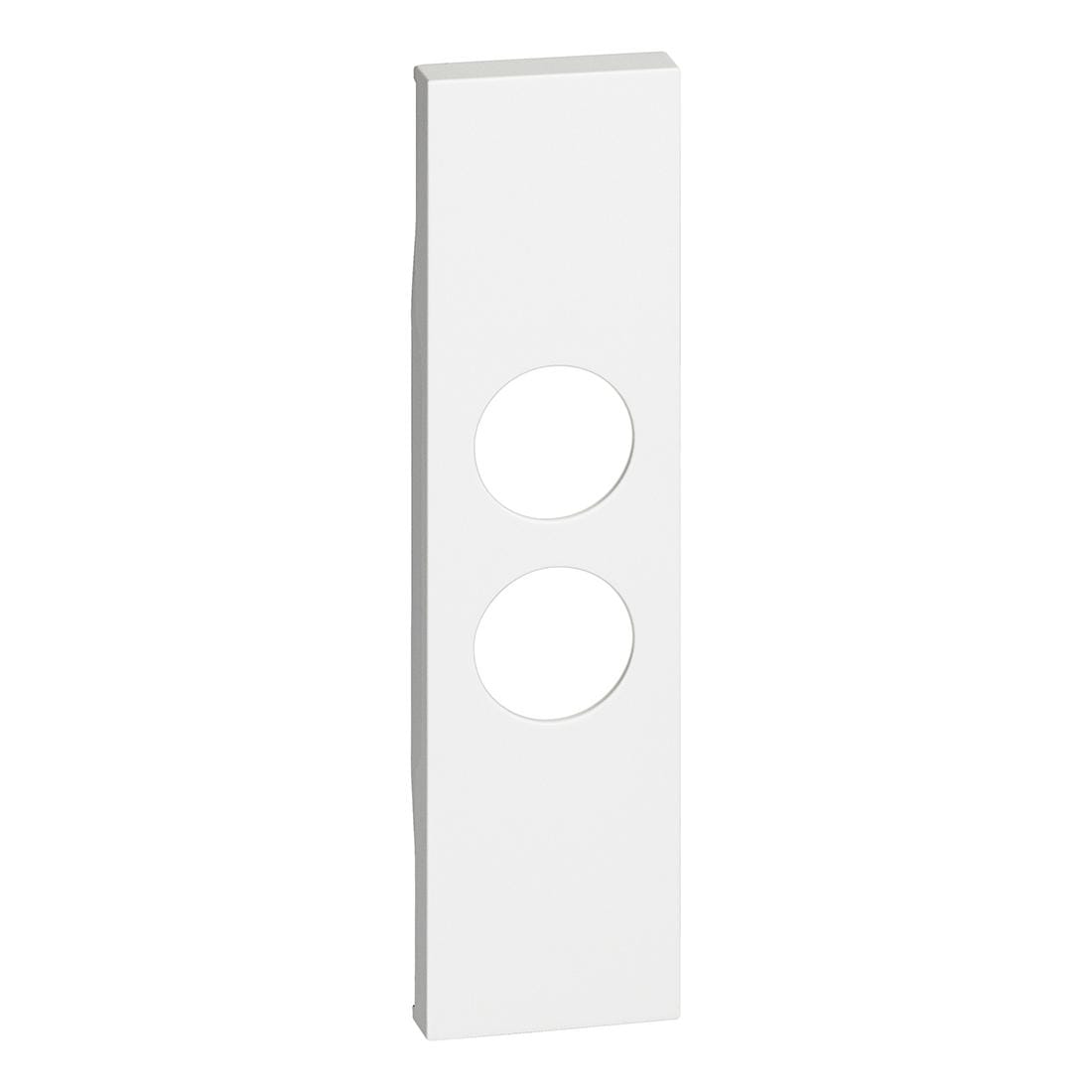 BTICINO - Frontal bases de televisión Living Now - Blanco - 1 módulo