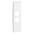 BTICINO - Frontal bases de televisión Living Now - Blanco - 1 módulo