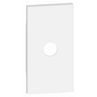 BTICINO - Frontal bases de televisión Living Now - Blanco - 2 módulos