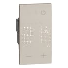 BTICINO - Termostato de ambiente electrónico Living Now - Sand - 2 módulos