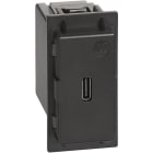 BTICINO - Base cargador USB tipoC 5VCC 1500mA 250VCA LIVING NOW 1 módulo para cargar un dispositivo electrónico