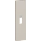 BTICINO - Placa frontal LIVING NOW 1 módulo para bases cargador USB ref.4285/6C1, sand