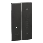 BTICINO - Tecla Living Now - símbolo regulación de luz - Dark - 2 unidades - 1 módulo cada una
