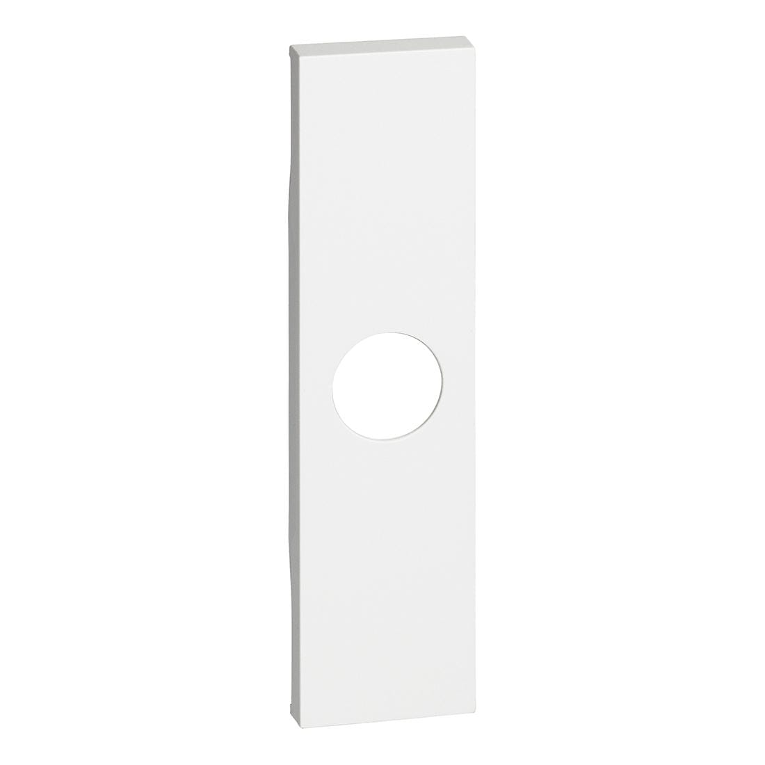 BTICINO - Frontal bases de televisión Living Now - Blanco - 1 módulo