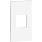 BTICINO - Frontal base fibra óptica Living Now - Blanco - 2 módulos