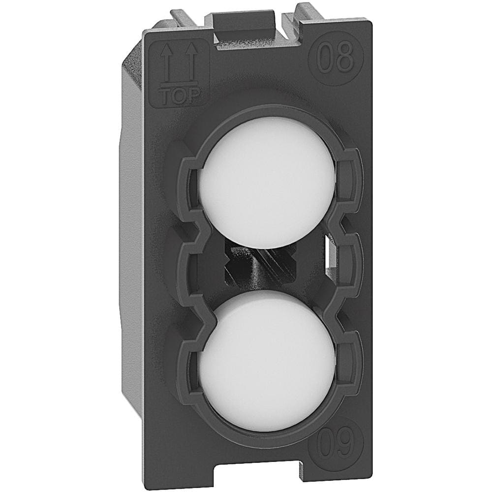 BTICINO - Señalizador luminoso Living Now - 2 difusores transparentes - 1 módulo