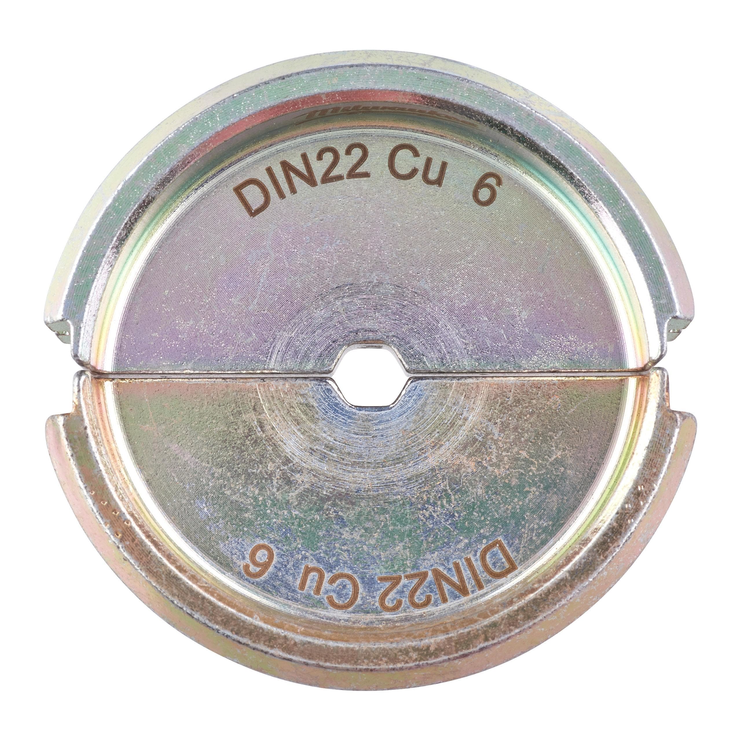 MILWAUKEE - MATRIZ DIN22 CU 6