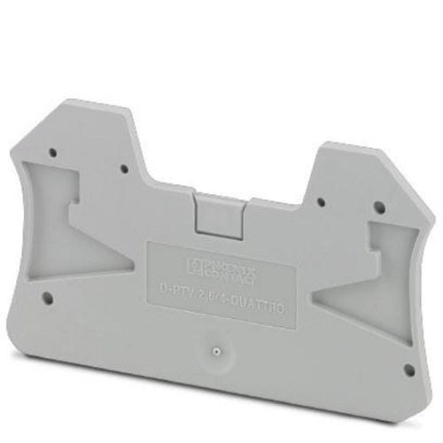 PHOENIX CONTACT - Tapa final D-PTV 2,5/4-QUATTRO 69,2x2,2x45,7mm gris