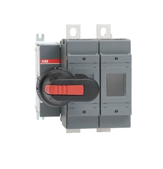 ABB - Interruptor fusible OS250D02P con mando frontal izquierdo