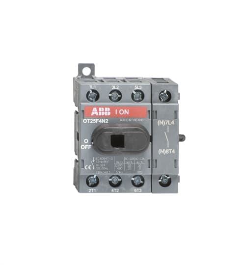 ABB - Interruptor seccionador OT25F4N2 4P 32A 25/20A/A