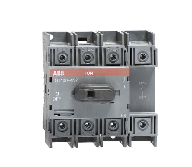 ABB - Interruptor seccionador T100F4N2 4P 115A 100/80A/A