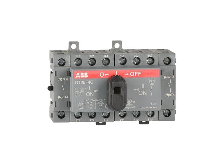 ABB - Interruptor conmutador OT25F4C montaje sobre perfil DIN