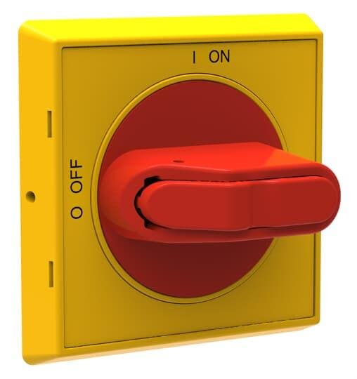ABB - Mando con escudete OHYS2AJ1 rojo amarillo