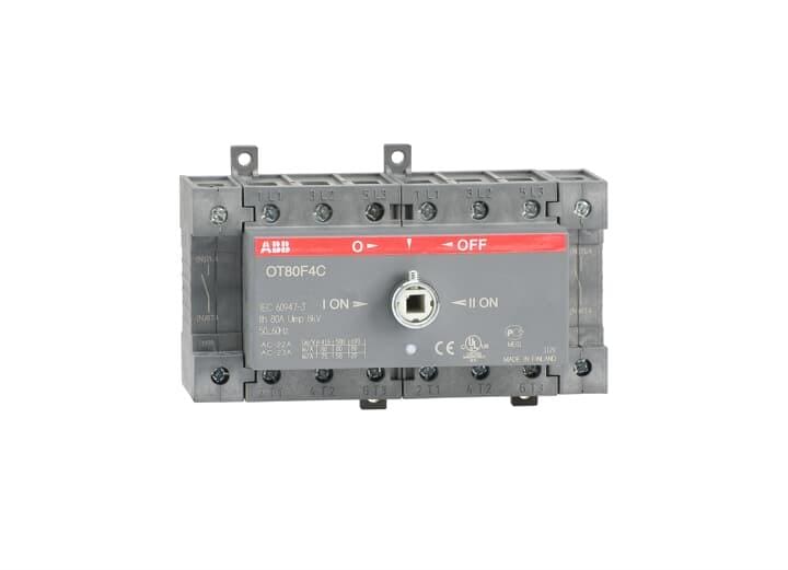 ABB - Interruptor conmutador OT80F4C montaje sobre perfil DIN