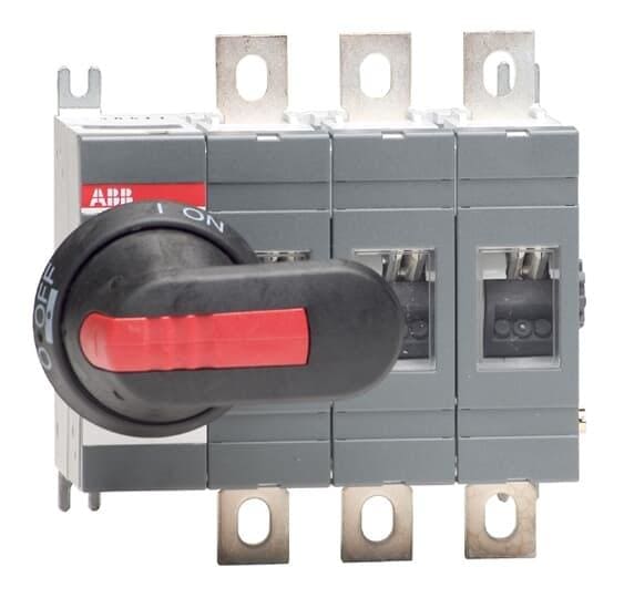 ABB - Seccionador OT 250E03P 3P para mando plástico negro