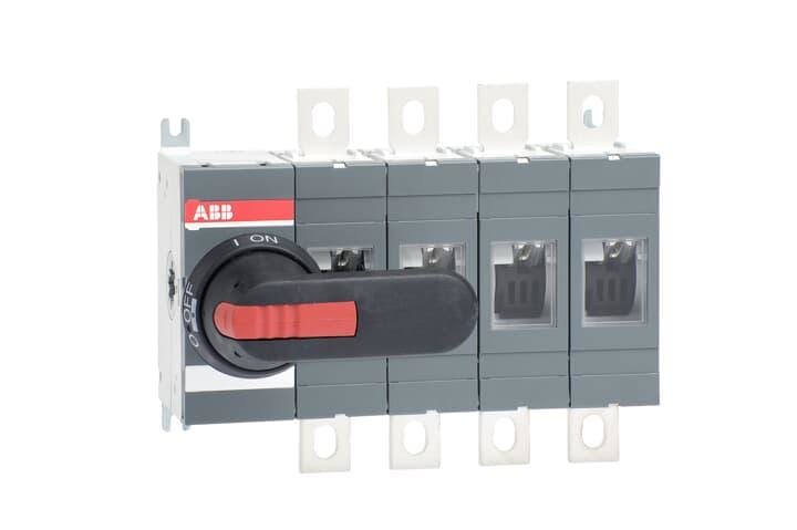 ABB - Seccionador OT 400E04-P 4P para mando plástico negro