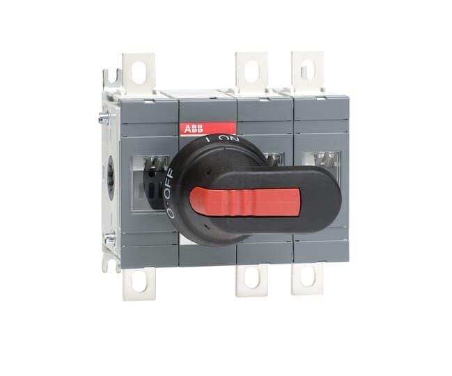 ABB - Seccionador OT 250E12-P 3P para mando plástico negro
