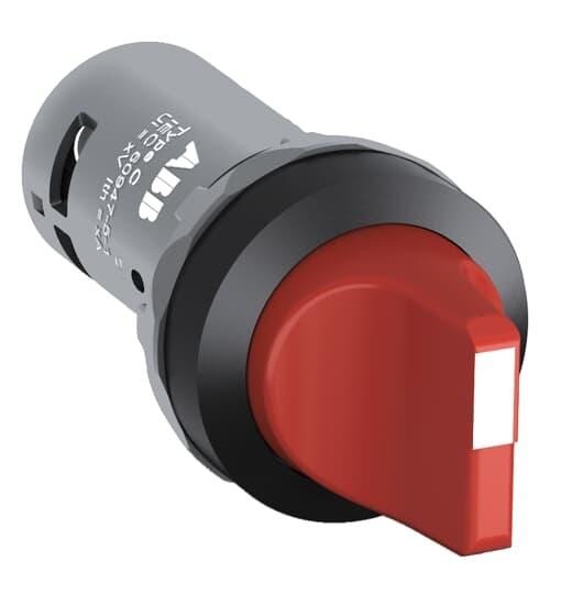 ABB - Selector compacto 3 posiciones C3SS1-10R-11 rojo opaco