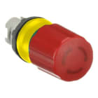ABB - Pulsador emergencia 30mm MPET3-10R rearme giro rojo