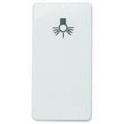 NIESSEN - Pulsador luz Stylo blanco alpino