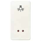 NIESSEN - Pulsador luz con visor Stylo blanco alpino
