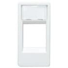 NIESSEN - Tapa con ventana conector telefonía/informática Stylo blanco alpino