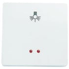 NIESSEN - Pulsador luz con visor Stylo blanco alpino