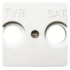 NIESSEN - Tapa toma TV-R/SAT Stylo blanco alpino