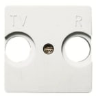 NIESSEN - Tapa toma TV/R Stylo blanco alpino