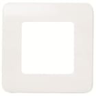 NIESSEN - Placa sin tornillos con 2 módulos Stylo blanco alpino