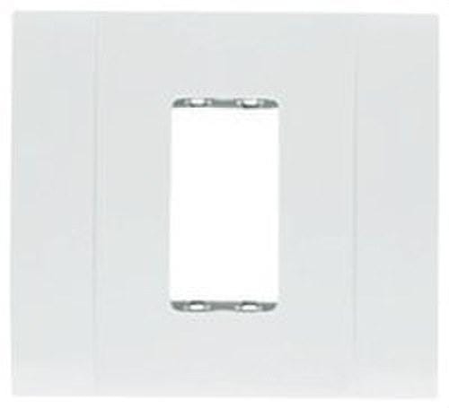 NIESSEN - Placa sin tornillos 1 módulo Restylo blanco alpino