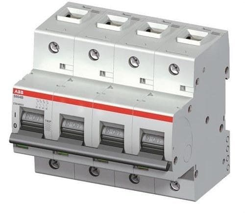 ABB - Interruptor automático S804B-C100 4P 100A curva C 16kA