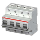 ABB - Interruptor automático S804B-C100 4P 100A curva C 16kA