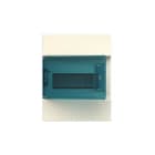 ABB - Caja superficie MISTRAL41W con 8 módulos puerta transparente