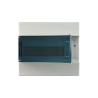 ABB - Caja superficie MISTRAL41W con 12 módulos puerta transparente
