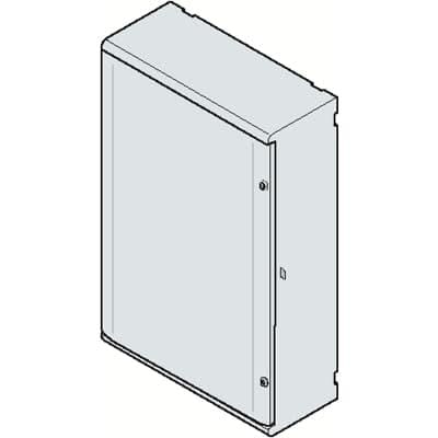 ABB - Armario de distribución GEMINI IP66 con puerta opaca tamaño 4 gris claro RAL 7035