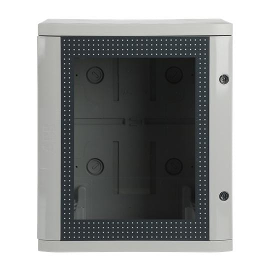 ABB - Armario de distribución GEMINI IP66 con puerta transparente tamaño 1 gris claro RAL 7035