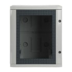 ABB - Armario de distribución GEMINI IP66 con puerta transparente tamaño 1 gris claro RAL 7035