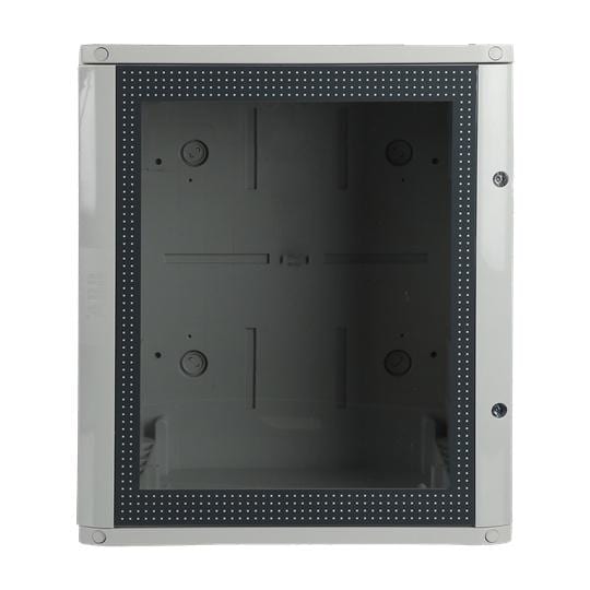 ABB - Armario de distribución GEMINI IP66 con puerta transparente tamaño 2 gris claro RAL 7035