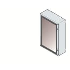 ABB - Armario de distribución GEMINI IP66 con puerta transparente tamaño 3 gris claro RAL 7035