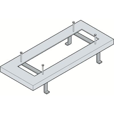 ABB - Anclaje metálico suelo GEMINI 6