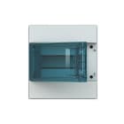 ABB - Caja de distribución con 8 módulos MISTRAL65 1 fila puerta transparente