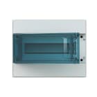 NIESSEN - Caja de distribución con 12 módulos MISTRAL65 1 fila puerta transparente