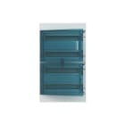 ABB - Caja de distribución con 72 módulos MISTRAL65 4 filas puerta transparente