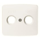 NIESSEN - Tapa toma TV-R/SAT Arco blanco alpino