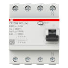 ABB - Interruptor diferencial residencial FH204AC-63/0,3 4P 63A CA 300mA
