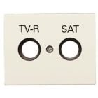 NIESSEN - Tapa toma TV-R/SAT Olas blanco jazmín